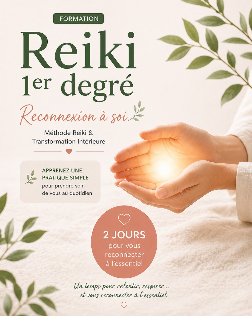illustration REIKI 1ER DEGRÉ