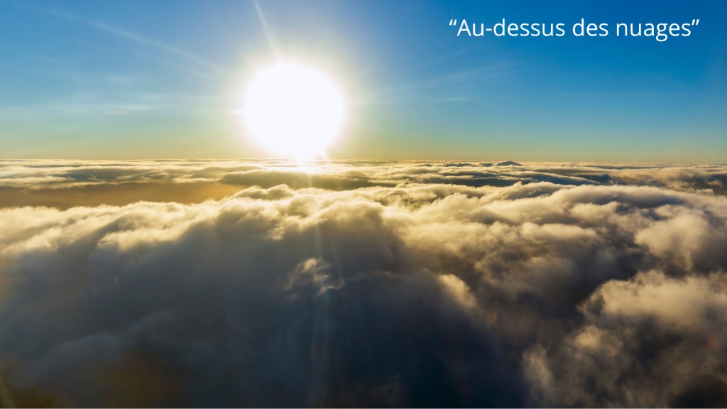 illustration La météo intérieure : au-dessus des nuages, le soleil brille toujours