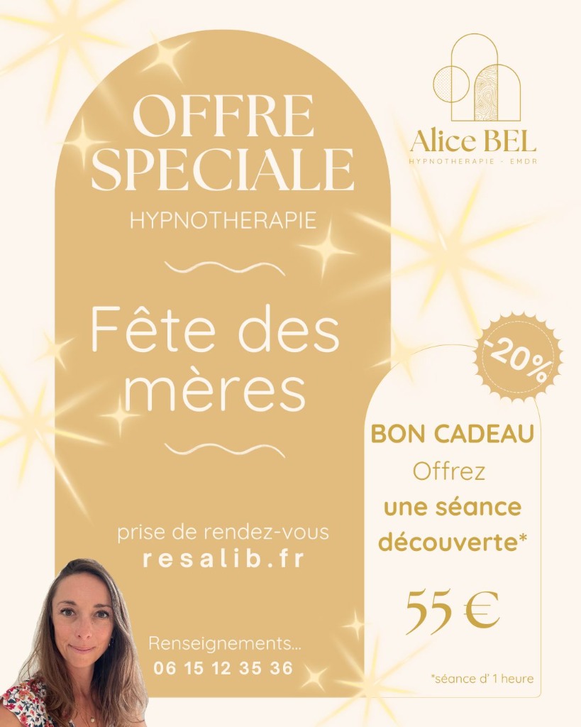 illustration Offre spéciale FETE DES MERES "1 séance Découverte" -20%