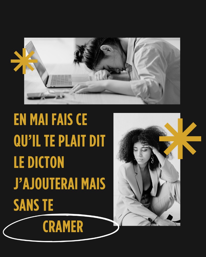 illustration En mai fais ce qu'il te plait dit le dicton oui mais attention à ne pas se cramer