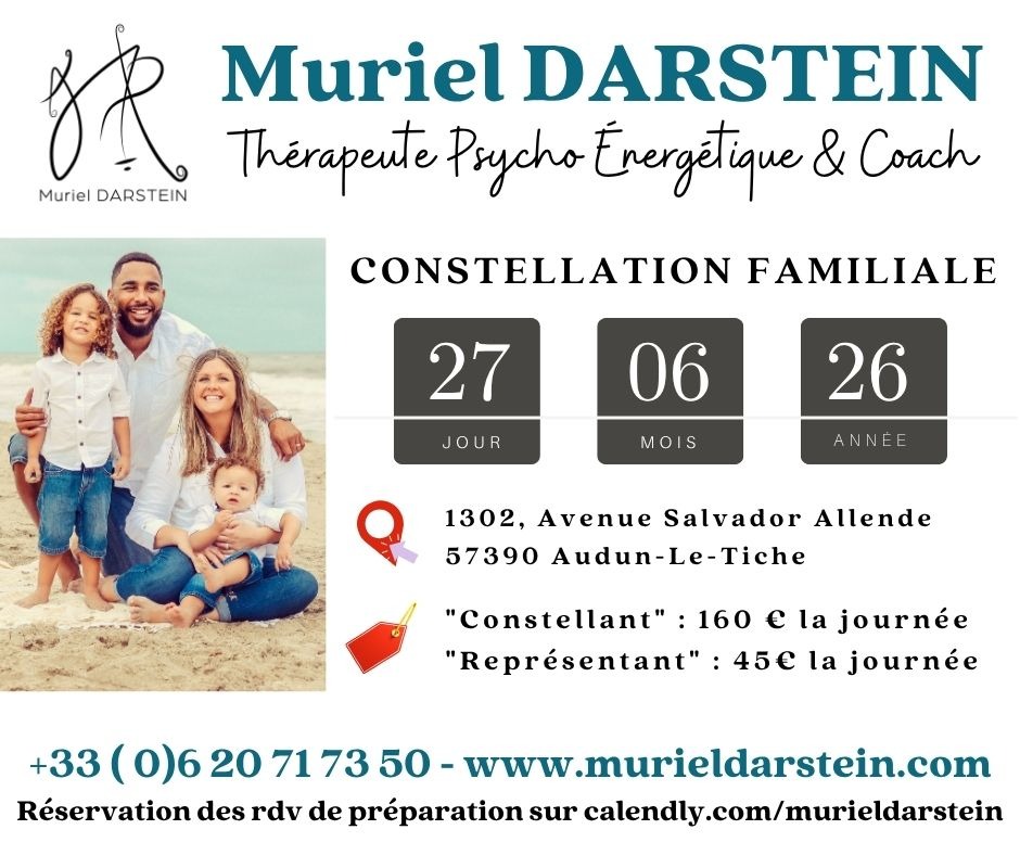 illustration Journée de Constellations Familiales du Samedi 27 Juin 2026 à Audun-Le-Tiche (57, Lorraine, proche Belval Luxembourg)