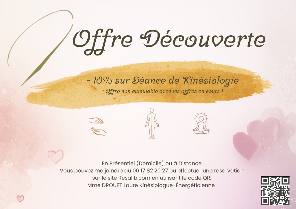 illustration Offre découverte kinésiologie