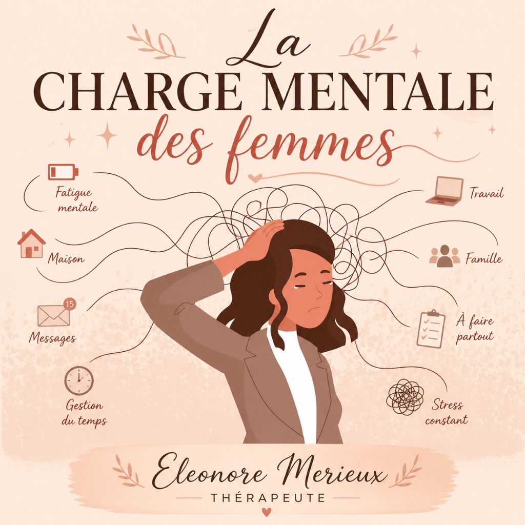 illustration La charge mentale des femmes : comprendre une fatigue invisible pour mieux s’en libérer
