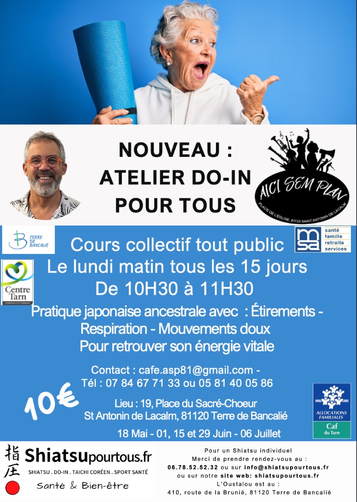illustration Nouveau : Atelier Do-in pour tous
