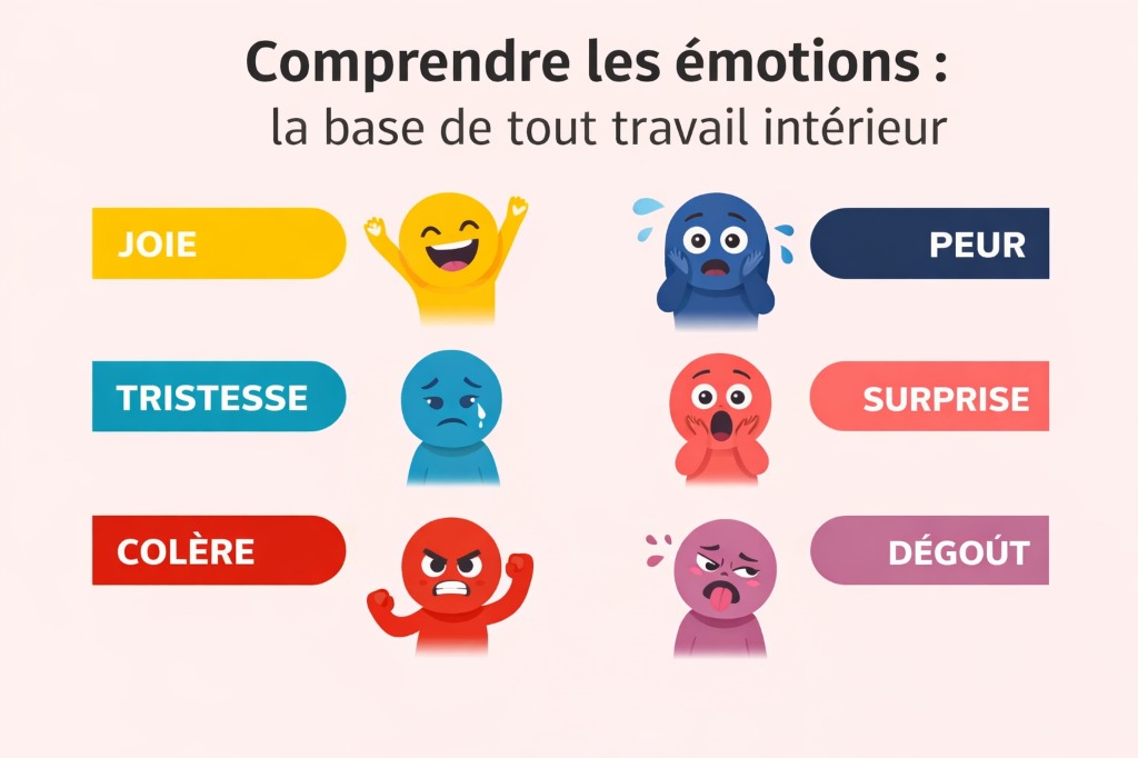 illustration Comprendre les émotions : la base de tout travail intérieur