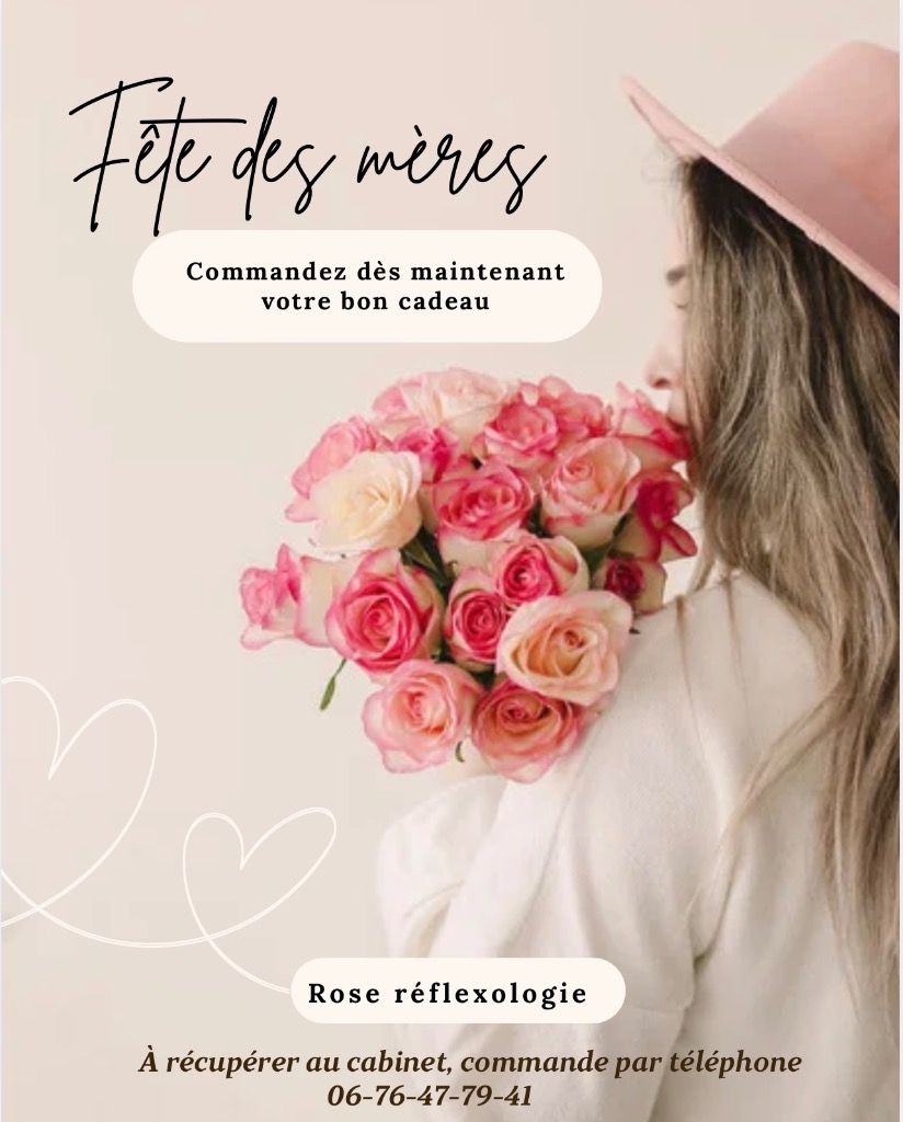 illustration Séance réflexologie pour la fête des mères