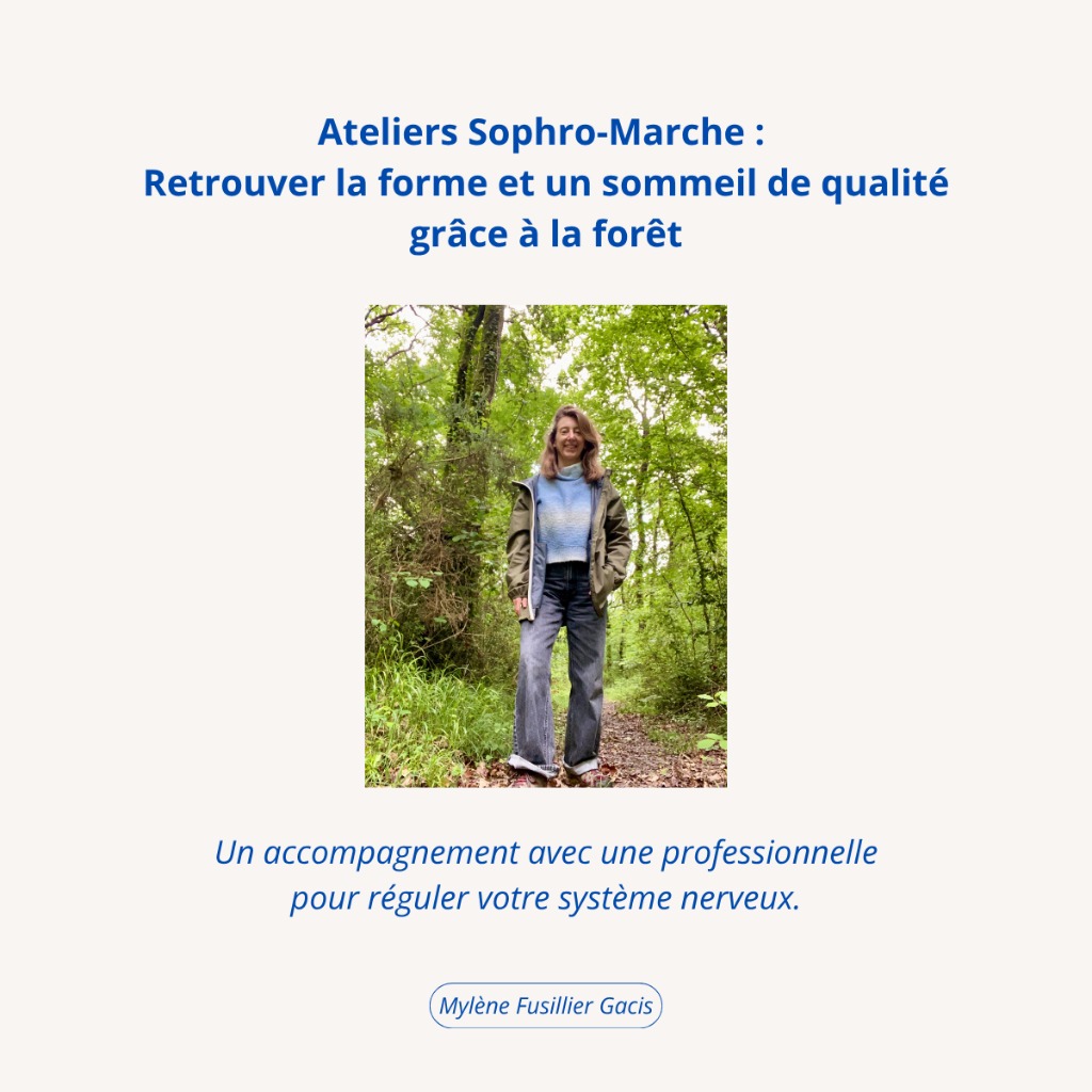 illustration Ateliers Sophro-Marche : Retrouver la forme et un sommeil de qualité grâce à la forêt