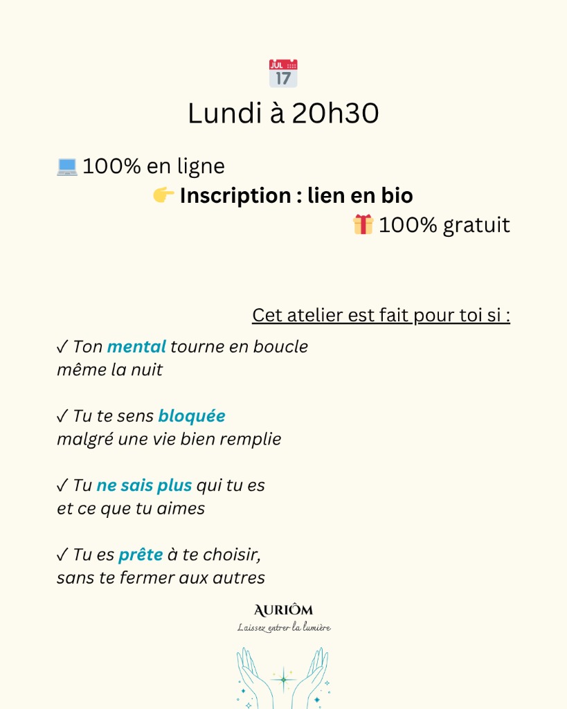 illustration "Au coeur de Soi"  /  Atelier Gratuit