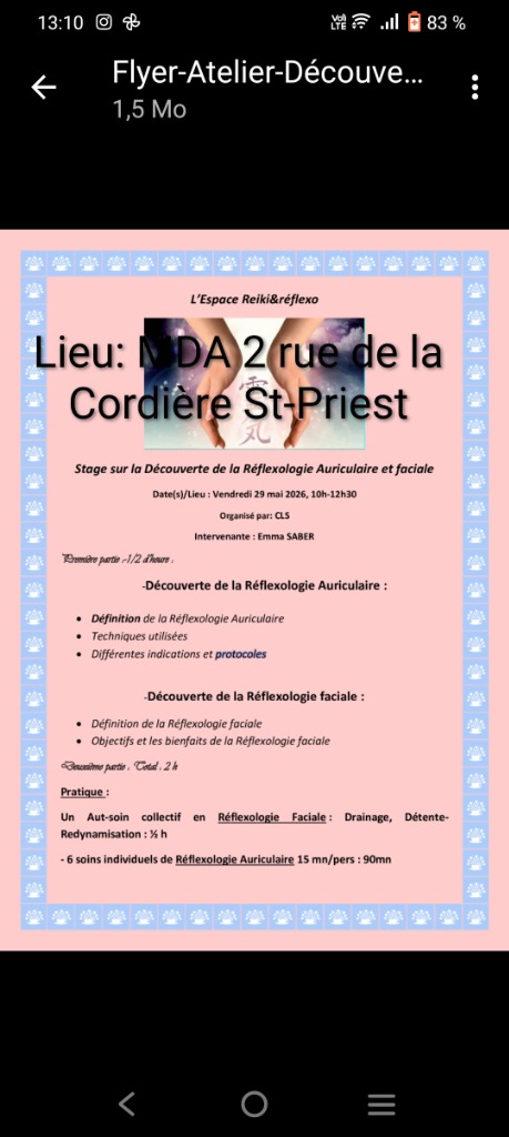 illustration A la Découverte de l'Auriculotherapie