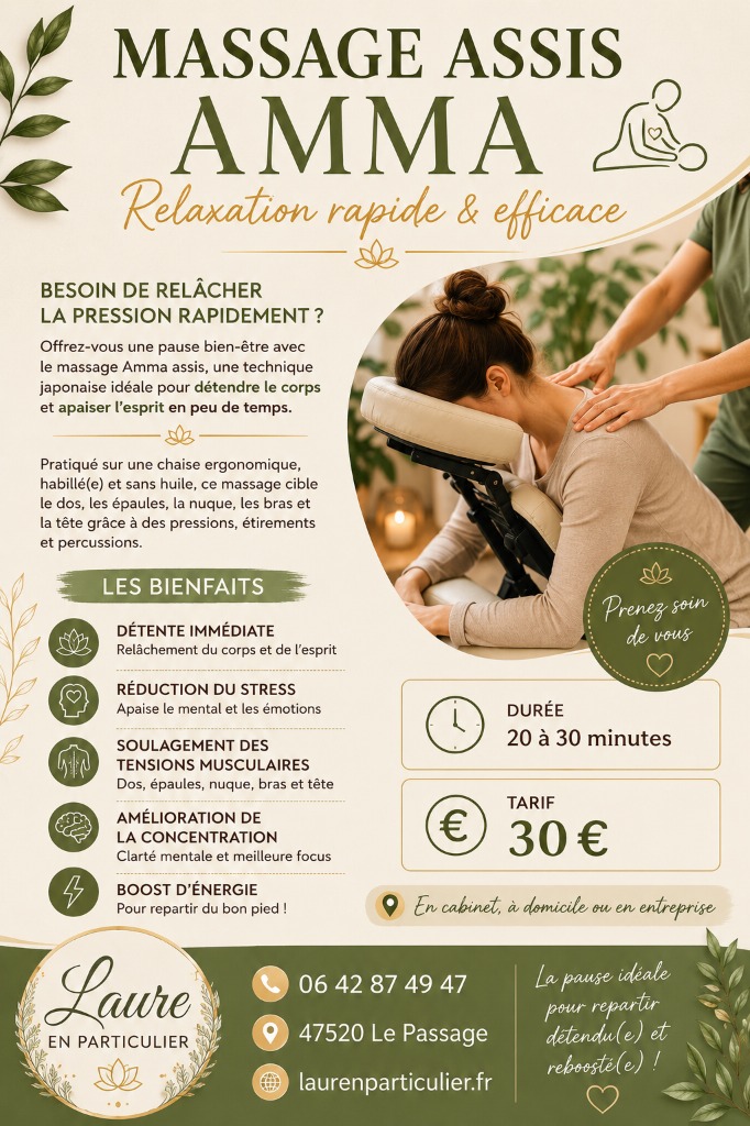 illustration Massage bien-être Amma