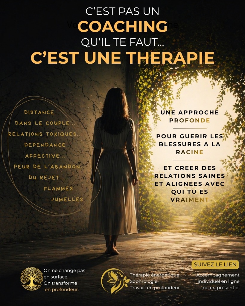 illustration C'EST PAS UN COACHING QU'IL TE FAUT, C'EST UNE THERAPIE.