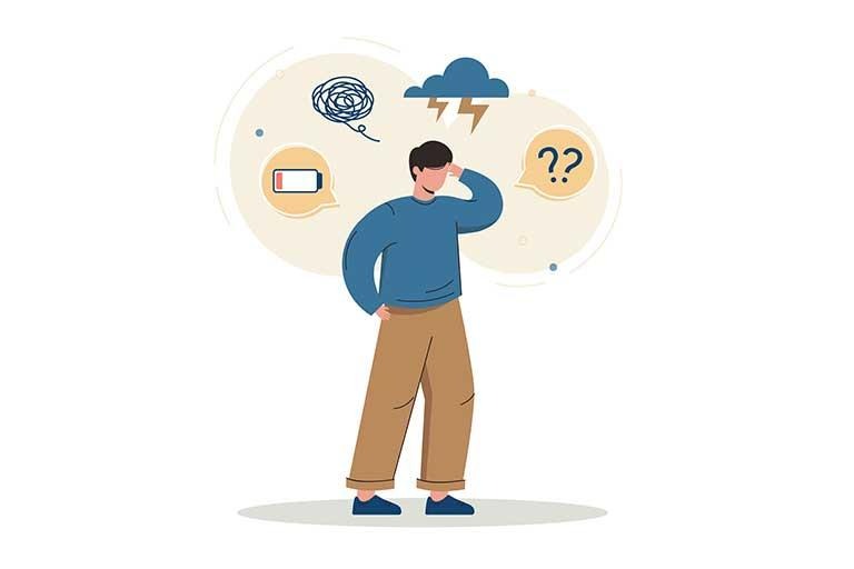 illustration "LES TROUBLES ANXIEUX PARLONS EN "