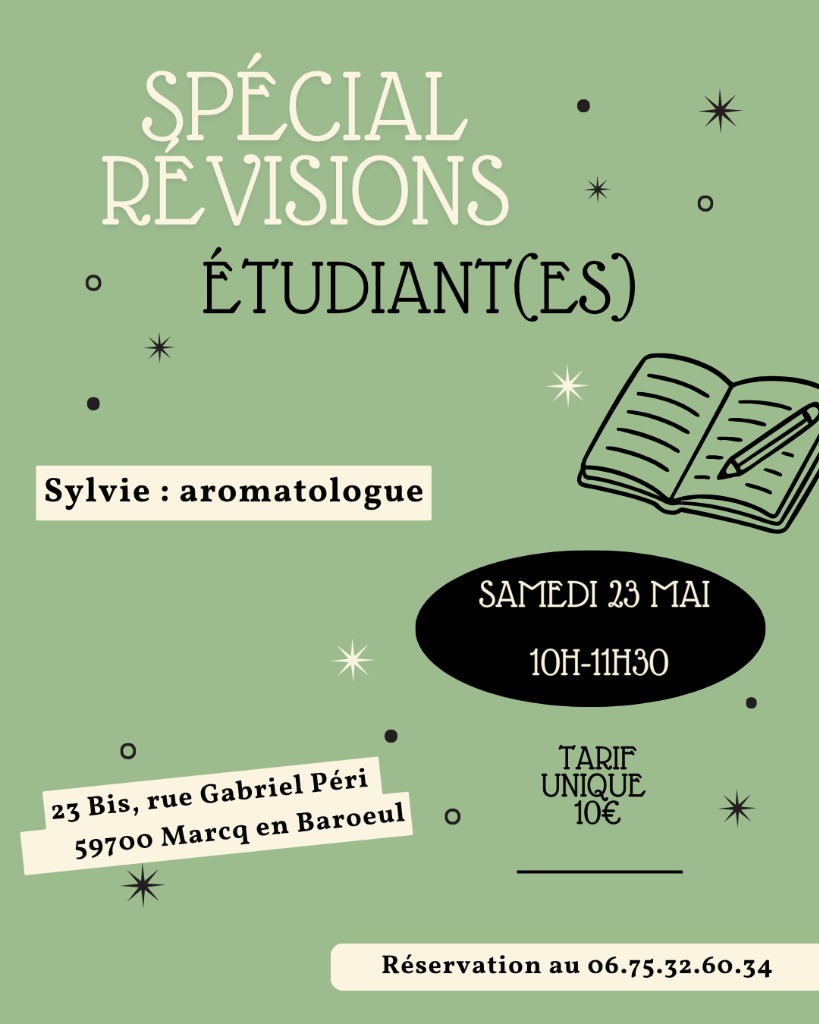 illustration Révisions - Examens et Huiles essentielles