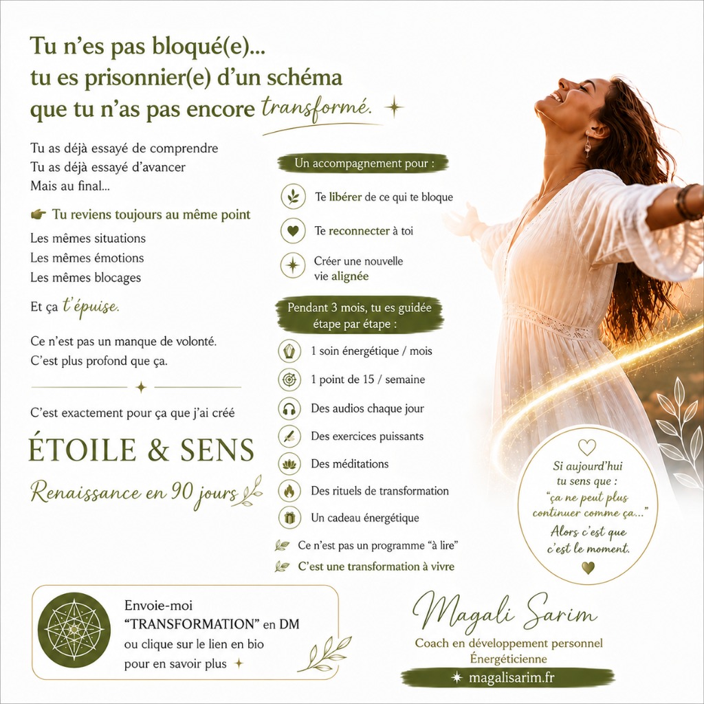 illustration ÉTOILE & SENS — Renaissance en 90 jours
