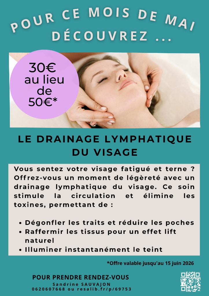 illustration LE DRAINAGE LYMPHATIQUE DU VISAGE