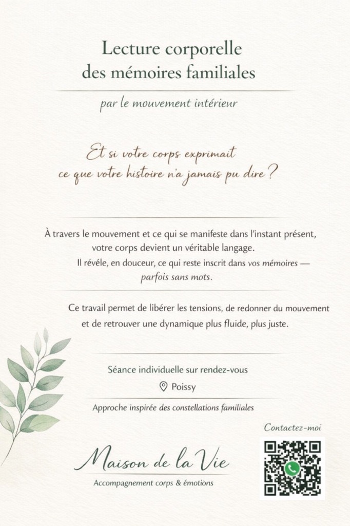 illustration Lecture corporelle des mémoires familiales