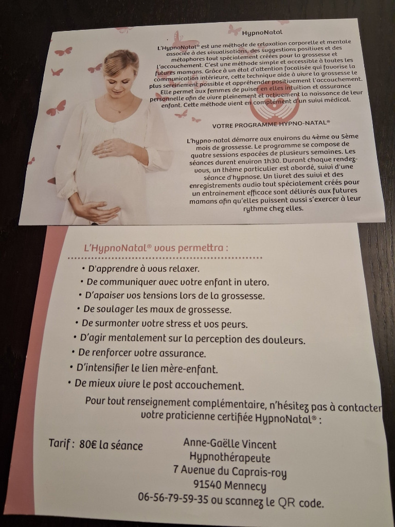 illustration Vous êtes enceinte et si vous vous offrez des séances d'HypnoNatal!