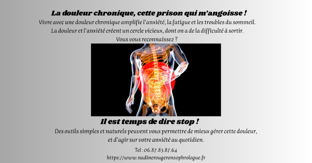 illustration La douleur chronique cette prison