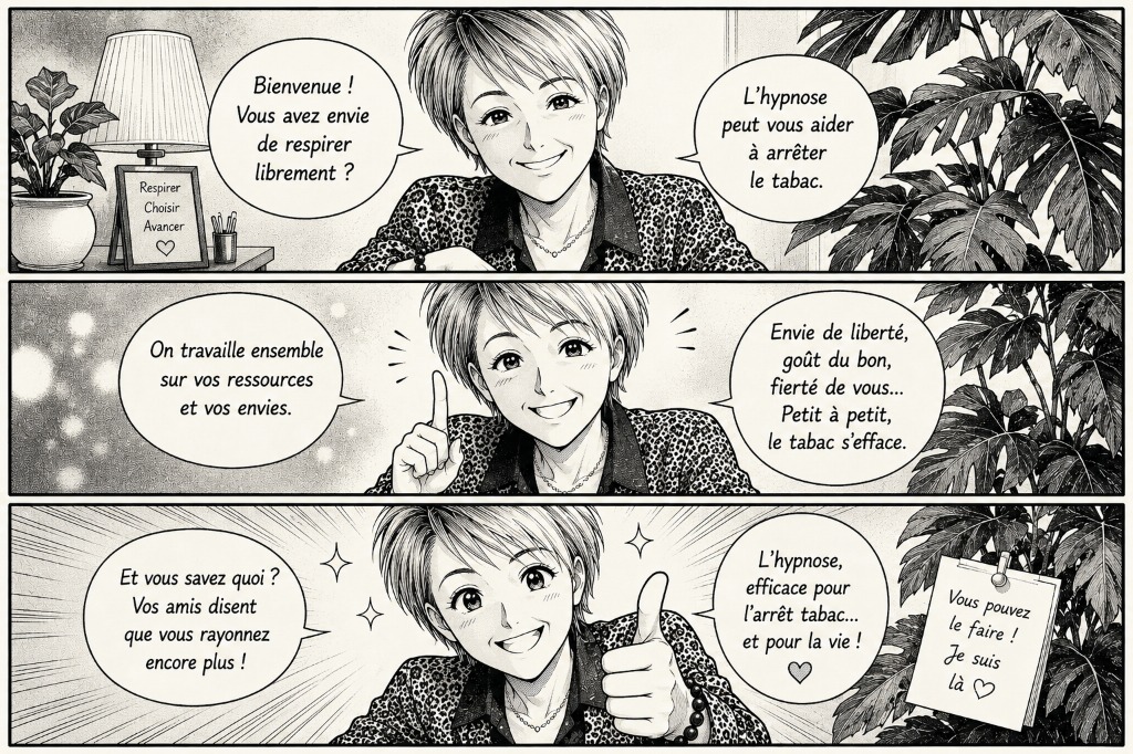 illustration L’hypnose : une approche efficace pour avancer vers une vie sans tabac.