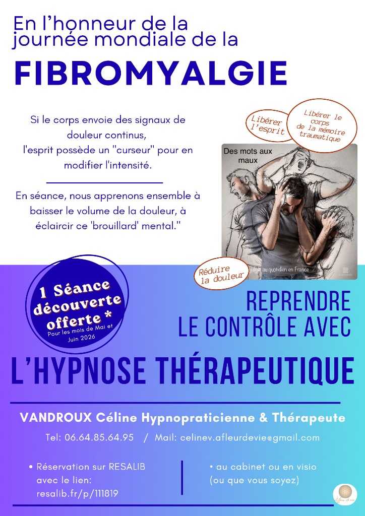 illustration FIBROMYALGIE, reprendre le contrôle avec l'Hypnose Thérapeutique