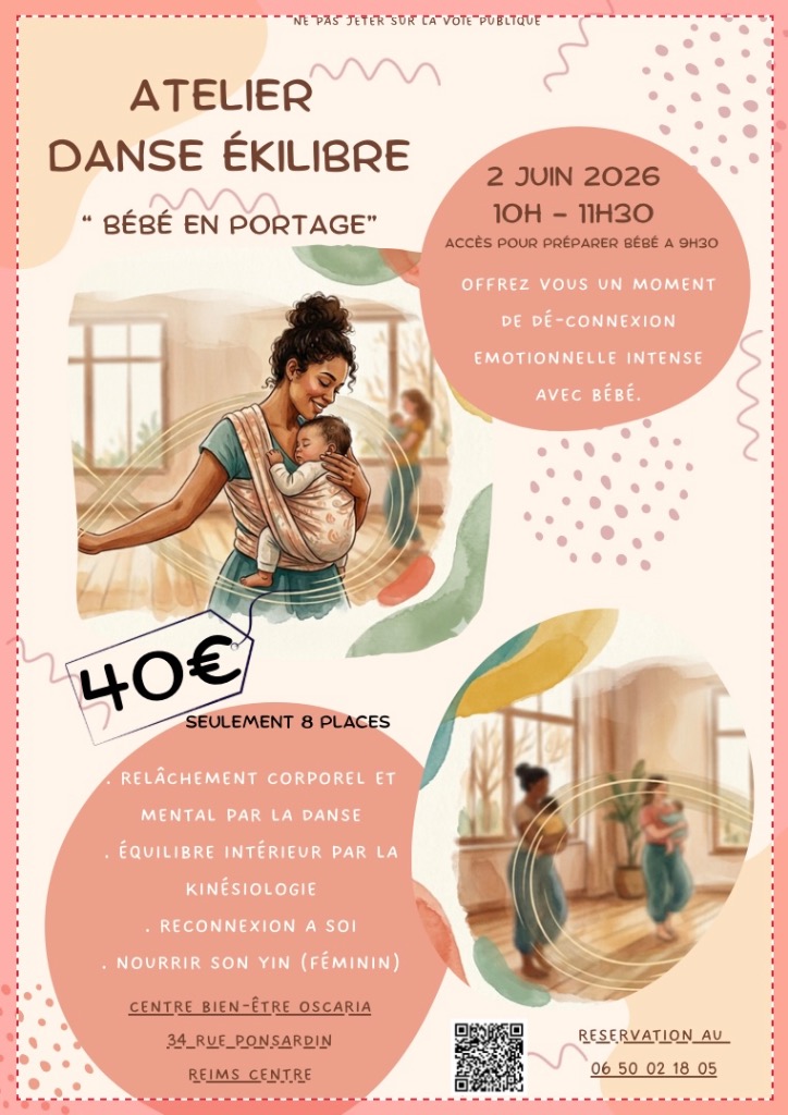 illustration Atelier éKIlibre bébé en portage