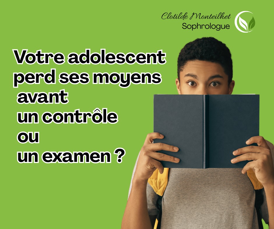 illustration Stress avant un contrôle ? Blocages ? Perte de moyens chez votre adolescent ?