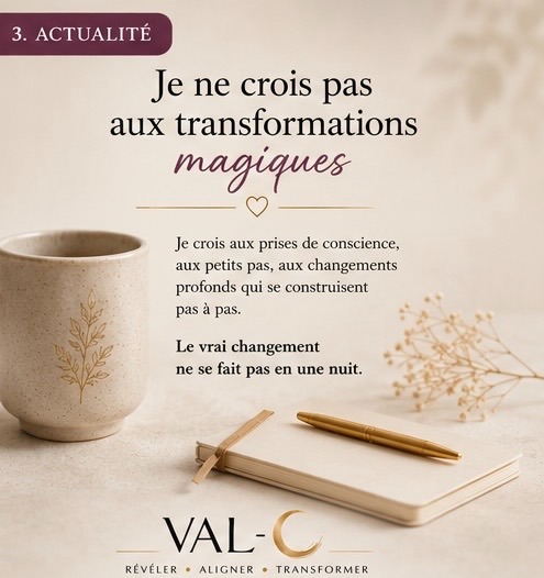 illustration ✨ Je ne crois pas aux transformations magiques