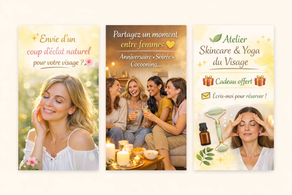 illustration Atelier Soin de Peau / Cadeau Fête des Mères ?!