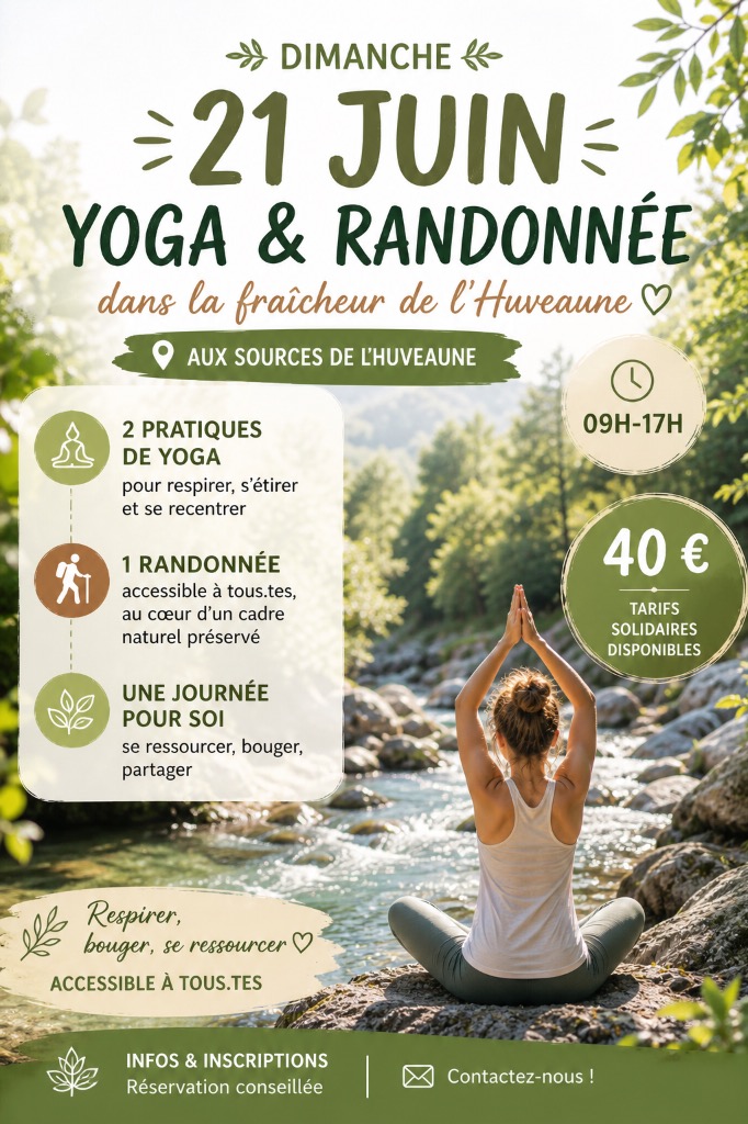illustration Journée Yoga & randonnée dans la fraîcheur de l’Huveaune
