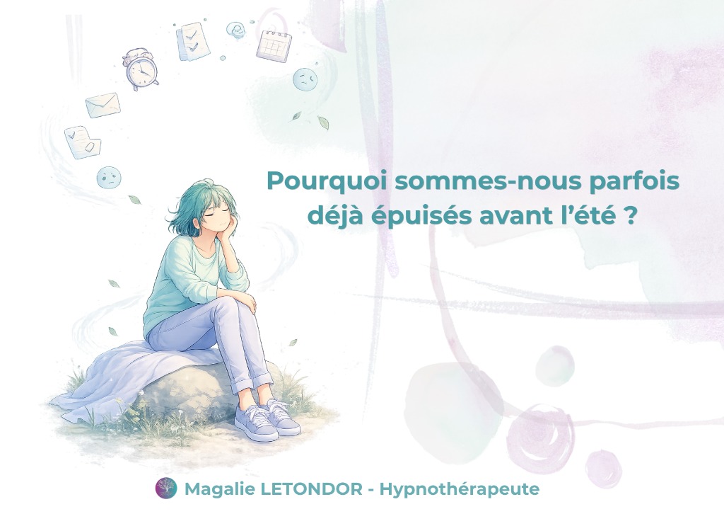 illustration Pourquoi sommes-nous parfois déjà épuisés avant l’été ?