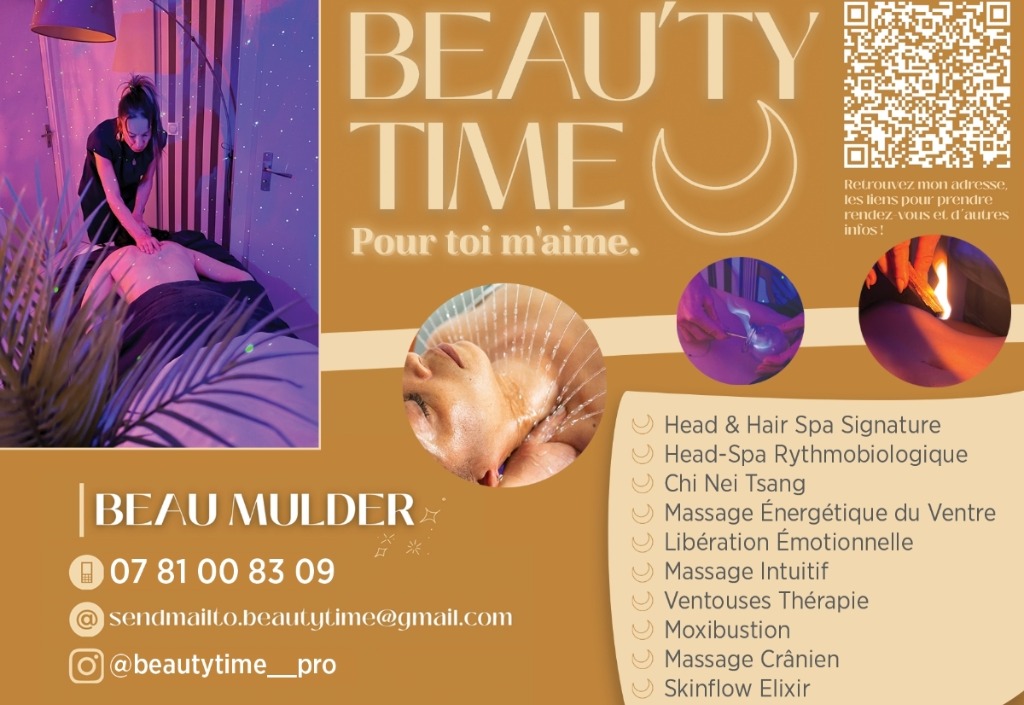 illustration Flyer BEAU'TY TIME