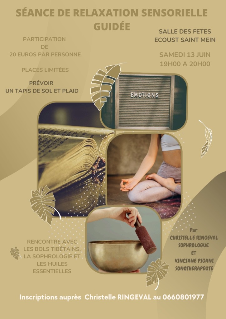 illustration Séance de relaxation senforielle guidée