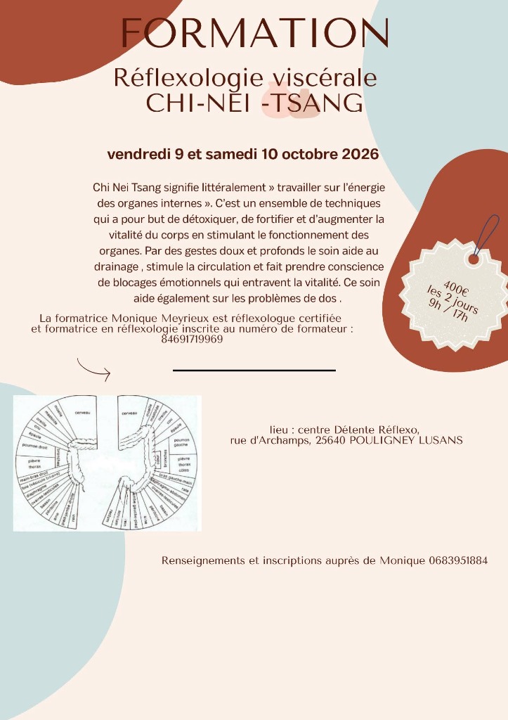 illustration Réflexologie viscérale