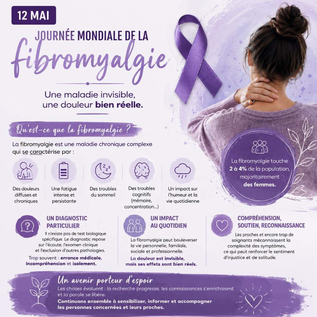 illustration Journée mondiale de la fibromyalgie