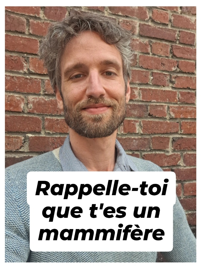 illustration Rappelle toi que tu es un mammifère