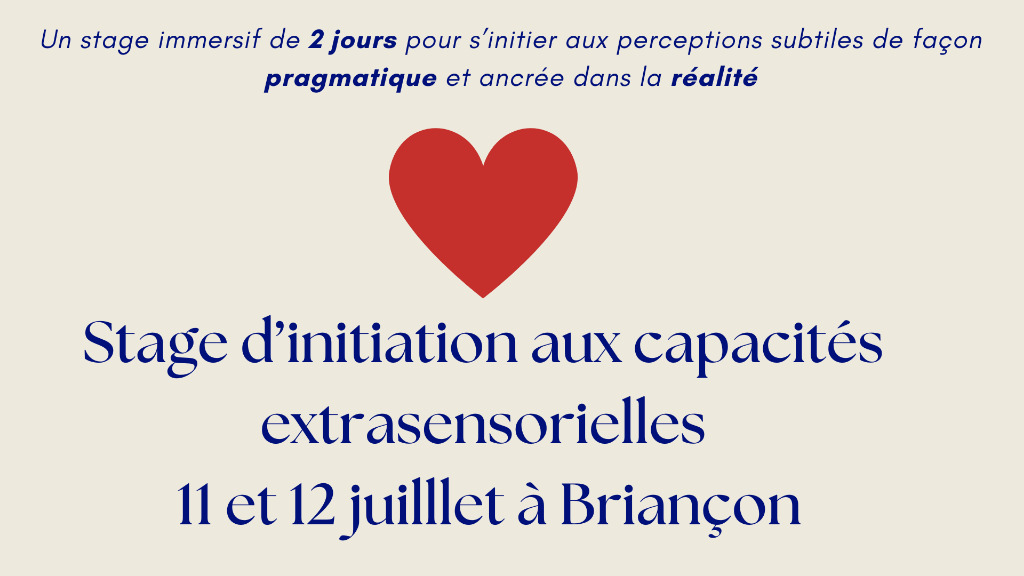illustration Stage d'initiation aux capacités extrasensorielles