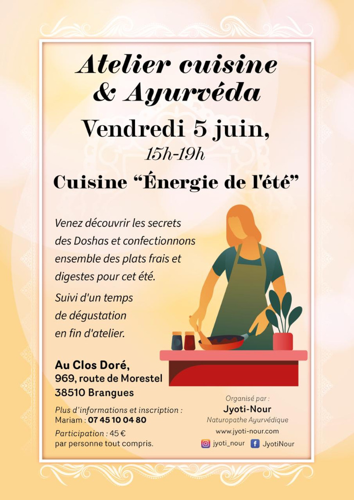 illustration Atelier Cuisine & Ayurvéda
