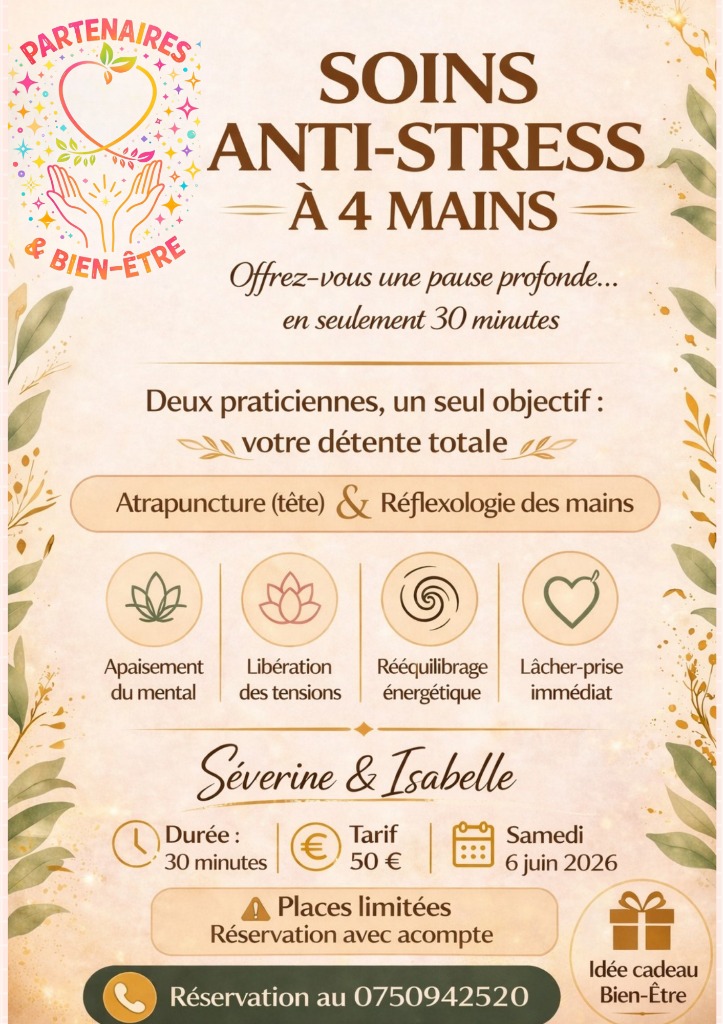 illustration ✨ Soin Anti-Stress à 4 mains ✨
