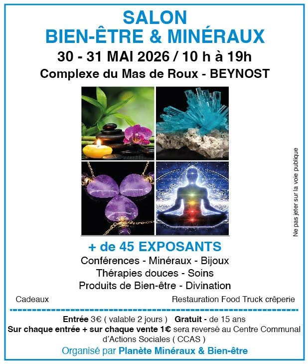 illustration SALON PLANETE MINERAUX & BIEN ETRE