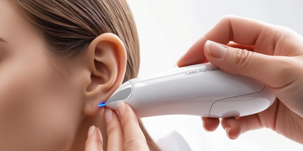 illustration Comment fonctionne le laser auriculaire pour arrêter de fumer ?