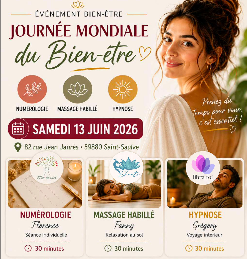 illustration Journée mondiale du bien être à St saulve