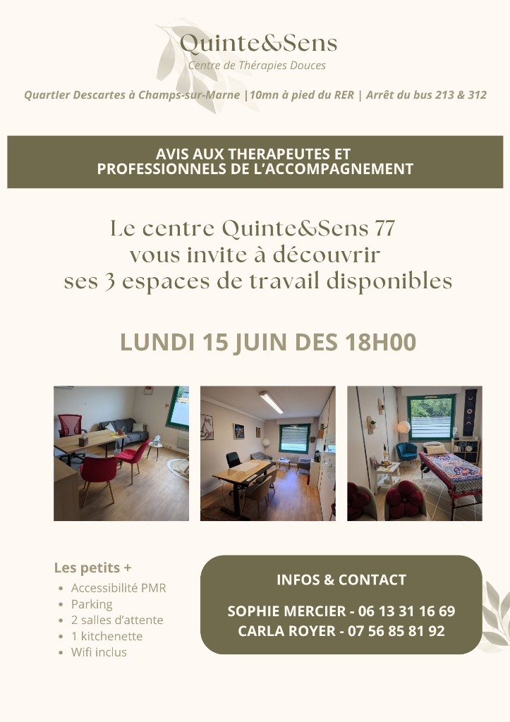 illustration Mise à dispostion d'espaces de travail - Portes Ouvertes le 15 juin !