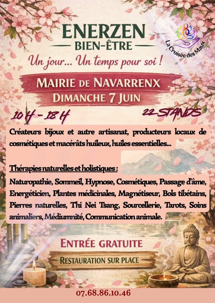 illustration Bien-Etre ENERZEN à Navarrenx 64 le dimanche 7 juin 2026, de 10h à 18 h