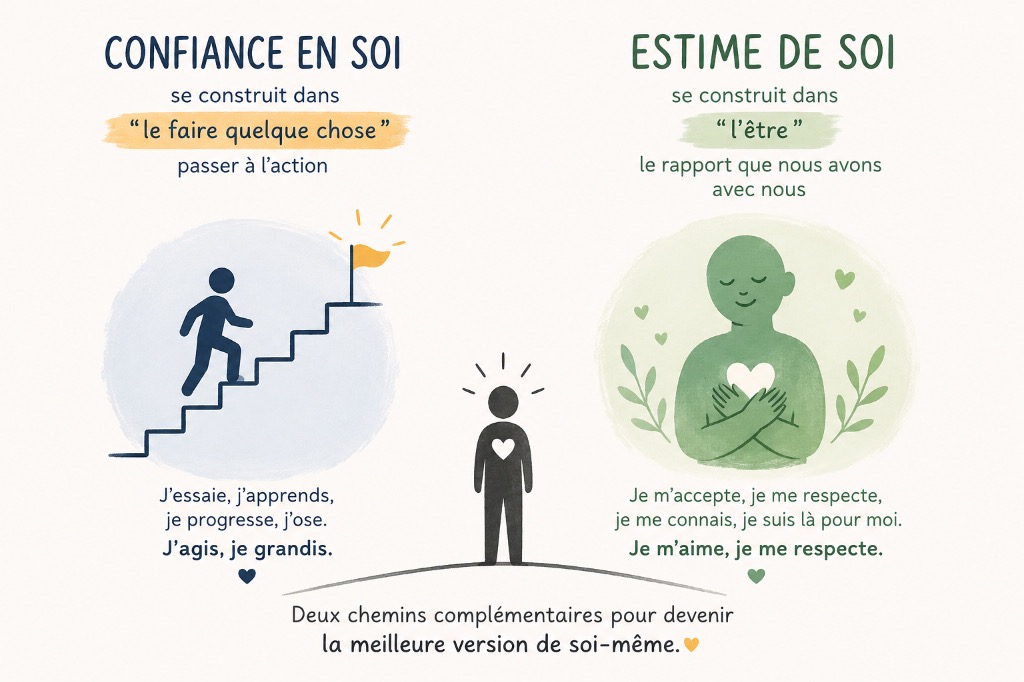 illustration « Confiance en soi » et « estime de soi » ?