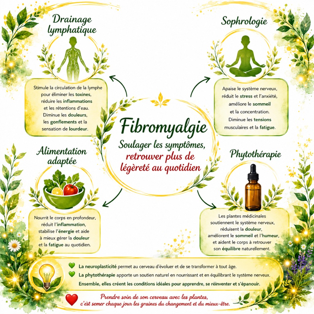 illustration 🚩 Fibromyalgie...quand le corps souffre en silence 😶