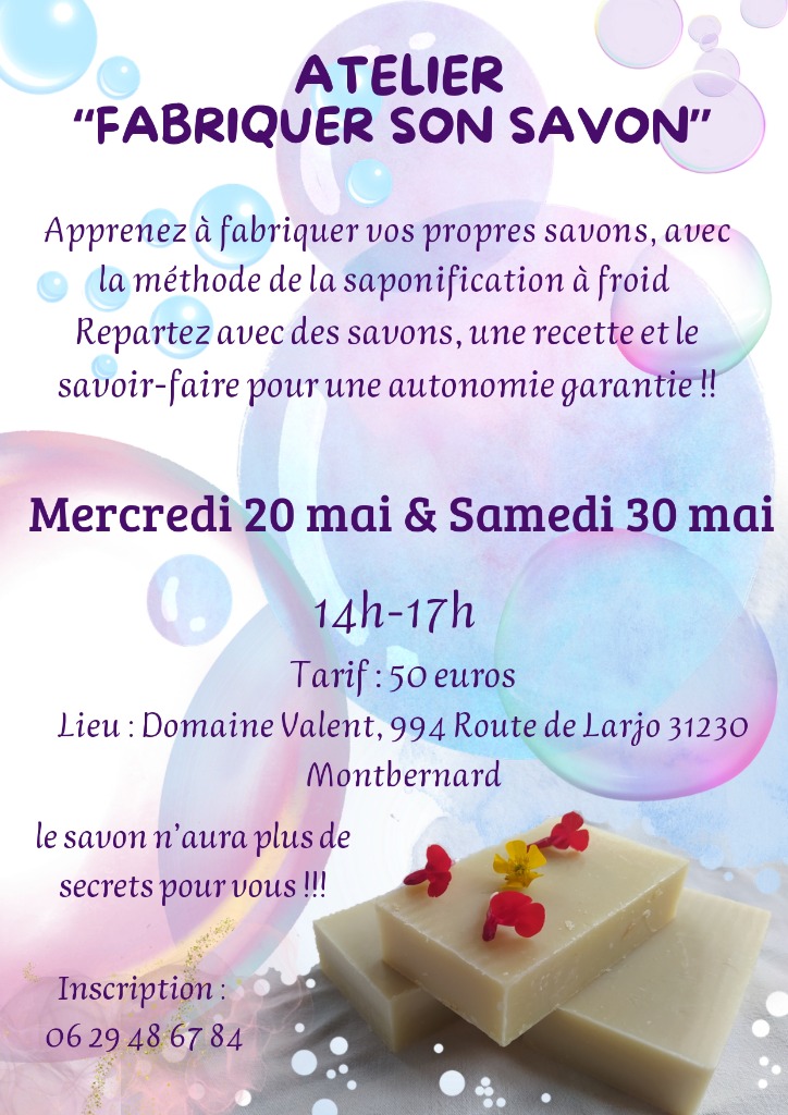 illustration Atelier : Fabriquer son savon