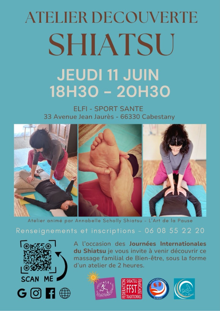 illustration Atelier Découverte du Shiatsu - Journées Internationales du Shiatsu 2026