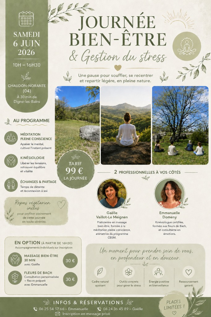illustration Journée Bien-être et Gestion du stress