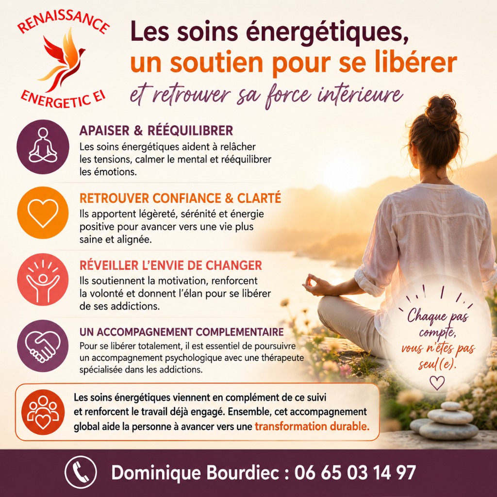 illustration Soin énergétique spécifique addiction