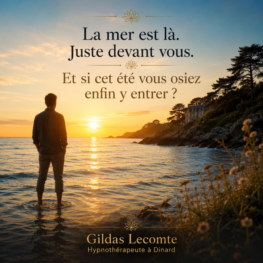 illustration Phobie de la mer et de l'eau à Dinard — L'hypnose Ericksonienne pour profiter enfin de l'été